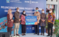 Tingkatkan Geliat Ekonomi Pasar Potrojayan, BPD DIY Gelontorkan Rp200 Juta