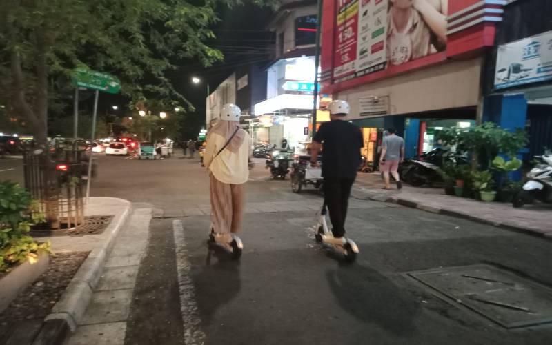 Meski Sudah Dilarang, Skuter Listrik Masih Berkeliaran di Jalanan Jogja