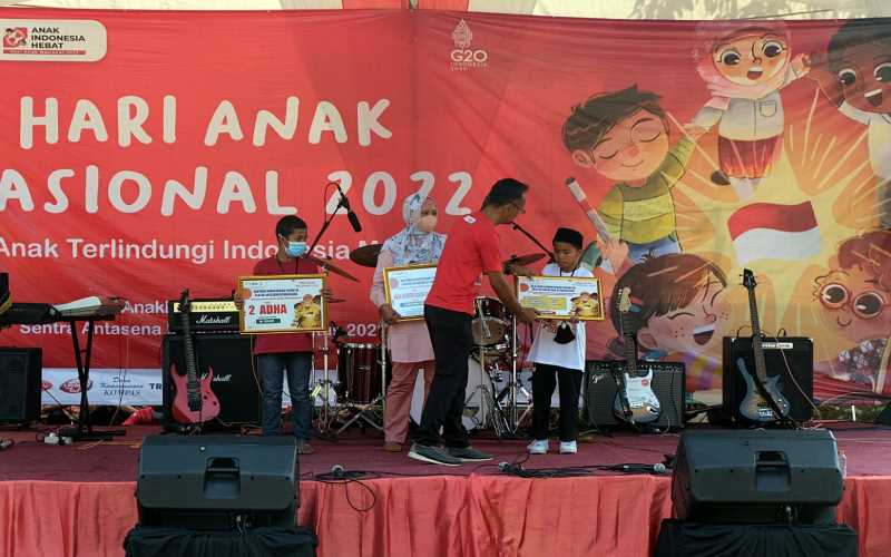 Kemeriahan Puncak Peringatan Hari Anak Nasional 2022 Sentra Antasena di Magelang