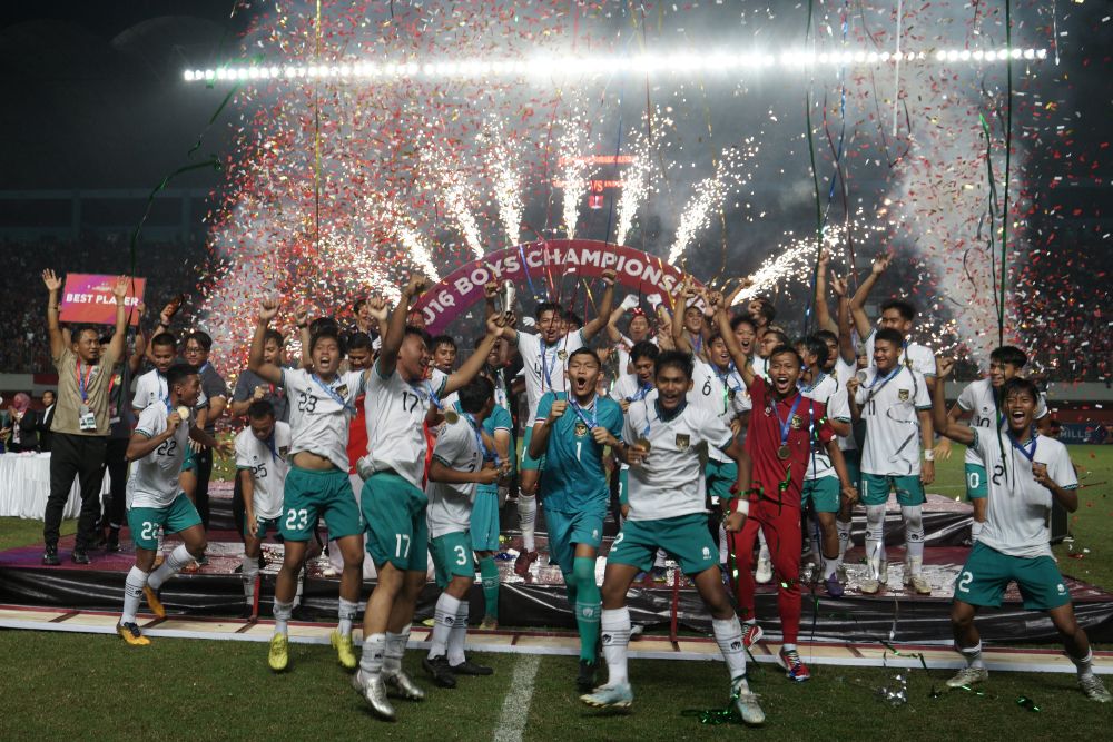 Timnas Indonesia U-16 Juara, Bima Sakti: Kemenangan Ini untuk Anak Saya dan Bangsa Indonesia