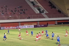Pemain Timnas U-16 Ikuti Upacara Bendera di Istana Merdeka