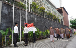 The Atrium Hotel and Resort Adakan Upacara Peringatan HUT ke-77 RI 