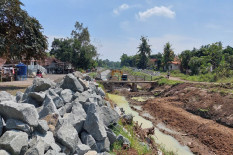 Selokan Mataram Dikeringkan, Ratusan Hektare Lahan Pertanian Terdampak