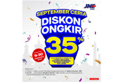 Meriahkan September Ceria, JNE Jateng-DIY Beri Diskon Pengiriman 35%
