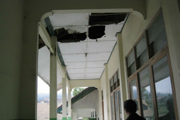 Atap Rawan Ambruk karena Dimakan Rayap, Dua SMP di Jogja Direnovasi