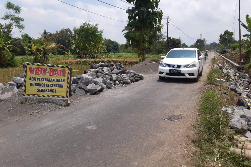 Patok Batas Tanah Hilang karena Proyek Jalan, Warga Pandowoharjo Sleman Protes