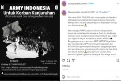 BTS Army Bantu Korban Stadion Kanjuruhan, Rp411 Juta Terkumpul