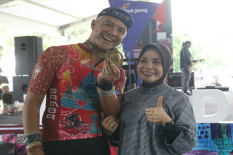 Gubernur Jawa Tengah Ganjar Pranowo Berhasil Menjadi Finisher dengan Menyelesaikan Rute sepanjang 104 KM di Tour de Borobudur
