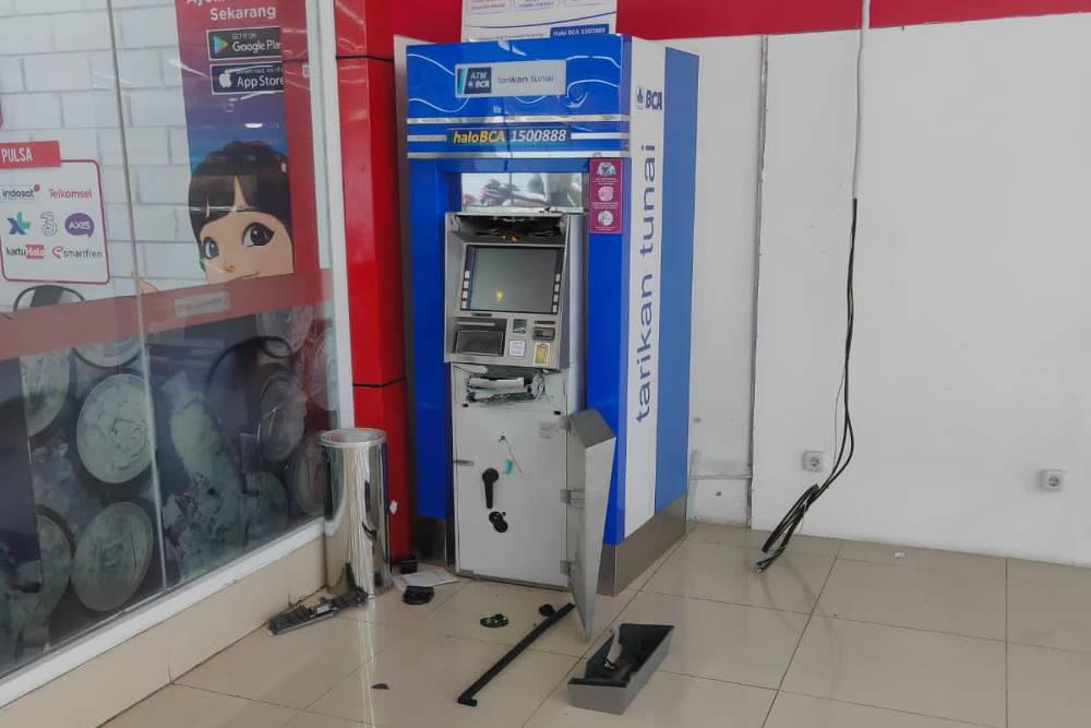 Pembobol ATM Minimarket di Jogja Gagal Gondol Uang, Polisi Buru Pelaku