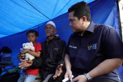 Erick Thohir: BUMN Gotong Royong Bantu Pemulihan 40 Desa Terdampak Gempa Cianjur