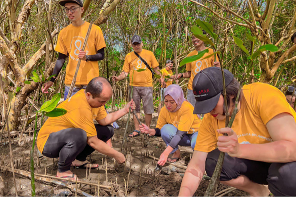 HUT ke-8 Harper Malioboro Yogyakarta Gelar Donor Darah dan Penanaman Bibit Pohon Mangrove