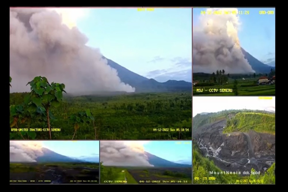 Status Gunung Semeru Resmi Naik Siang Tadi, Luncuran Awan Panas Kini Capai 13 Km