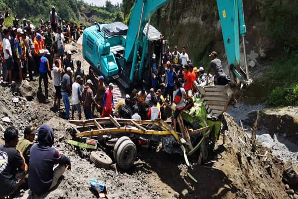 Tebing di Alur Sungai Gunung Merapi Longsor, 2 Orang Meninggal