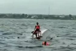 Alami Kebocoran, Kapal Cepat Rute Nusa Penida - Sanur Tenggelam