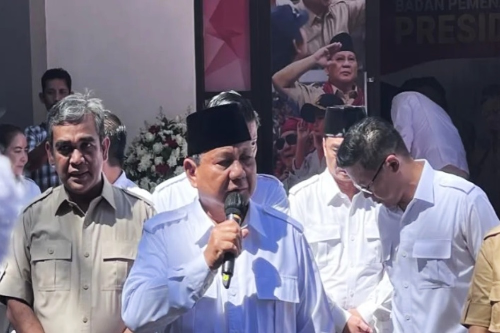 Menhan Prabowo Menghadap Jokowi di Istana, Apa yang Dibahas?
