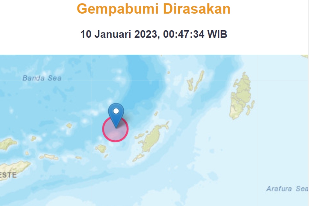 Gempa Magnitudo 7,9 Guncang Maluku, Ada Peringatan Dini Tsunami