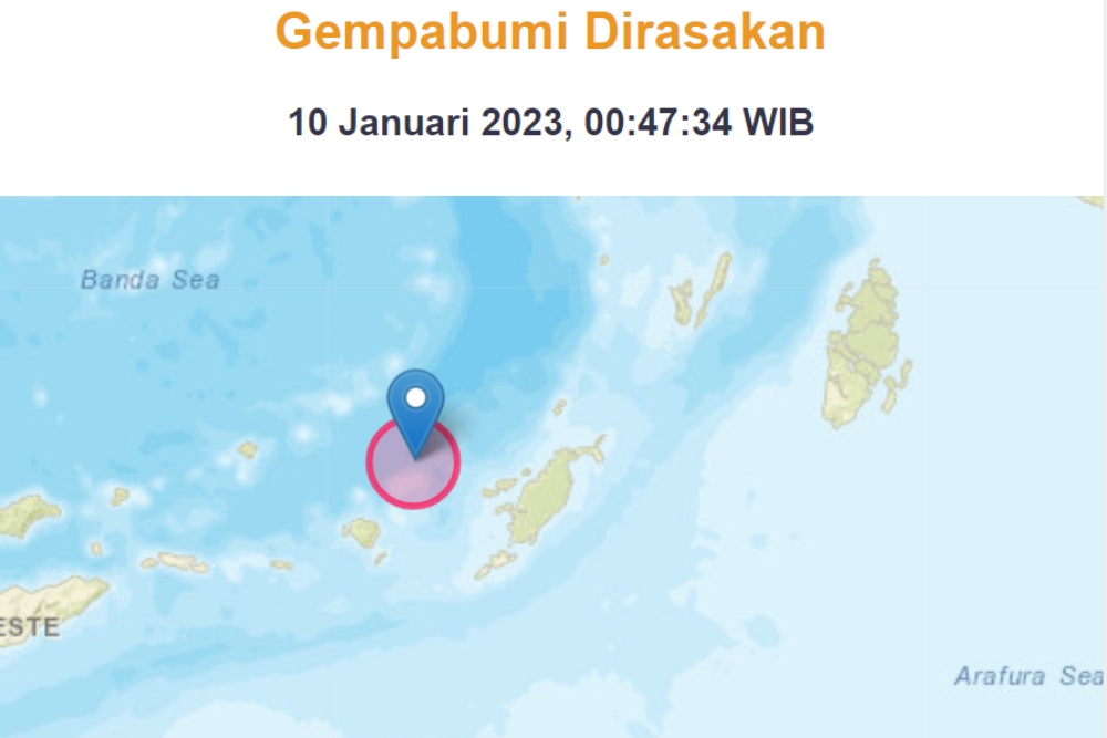 Geger! Muncul Pulau Baru Setelah Maluku Digunjang Gempa M 7,5
