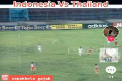 Viral Lagi! Video Sepak Bola Gajah Timnas Indonesia vs Thailand di 1998, Siapa Terlibat?