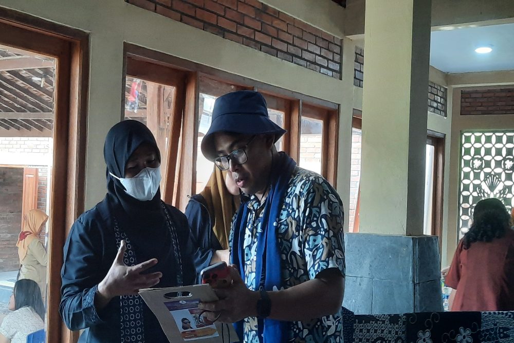 Datangi Kampung Batik Giriloyo, Delegasi ATF 2023 Disuguhi Sayur Lodeh dan Gudangan