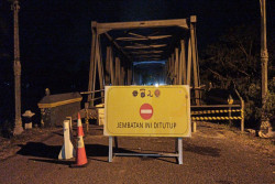 Jengkel Pengaman Jembatan Glagah Kerap Diterobos, Dishub Kulonprogo Bikin Portal Permanen