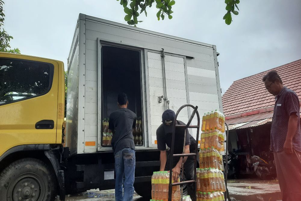 Pantau Stabilitas Harga hingga Ramadan, Pemkab Didistribusikan Minyakita di Pasar Imogiri