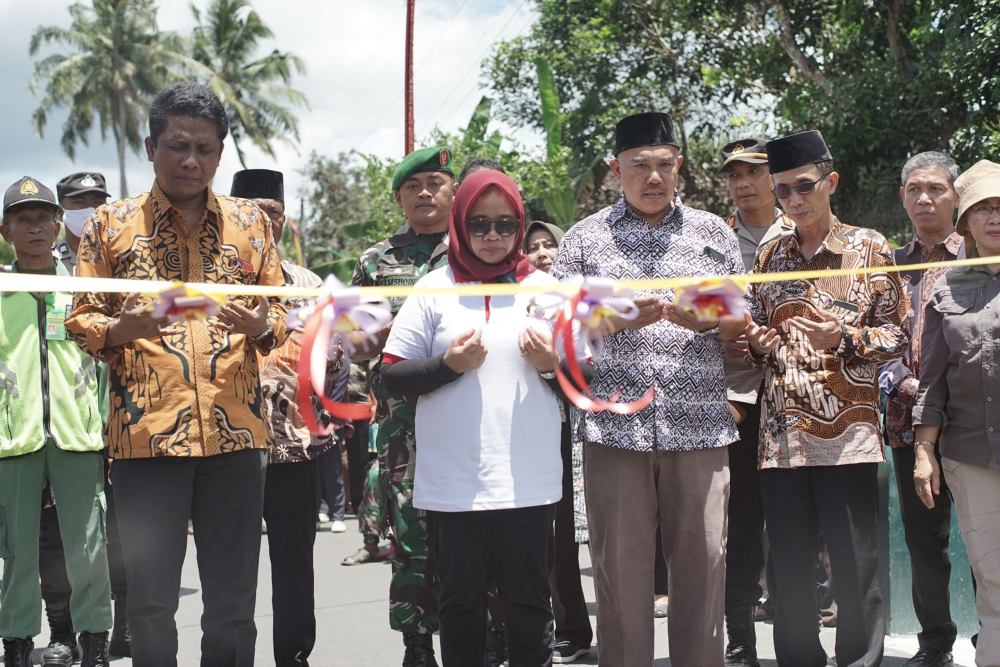 Sempat Rusak karena Erosi, Jembatan di Ngemplak Dibangun dan Siap Dipakai Lagi