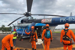 Helikopter Rombongan Kapolda Jambi Mendarat Darurat di Kerinci, Begini Kondisinya