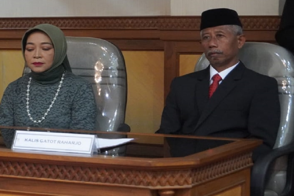 Gantikan Almarhum Suprapto, Kalis Gatot Raharjo Dilantik Jadi Anggota DPRD Kulonprogo