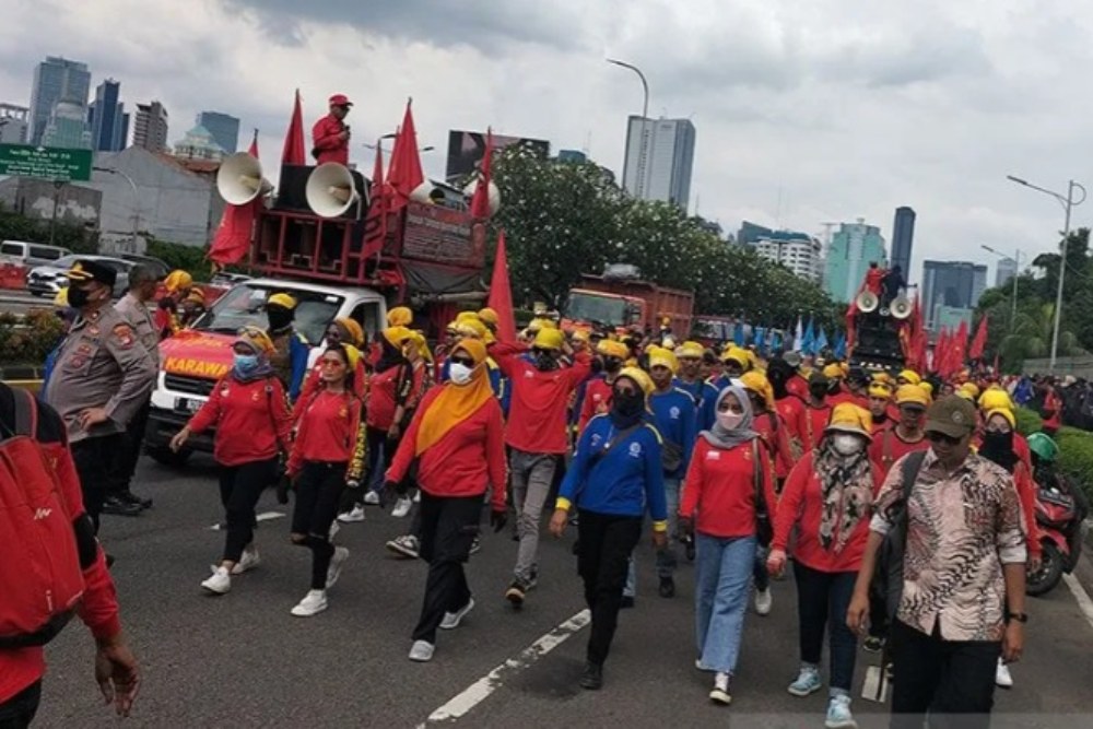 Buruh dan Mahasiswa Ancam Lakukan Demo Lebih Besar Tolak Perppu Cipta Kerja