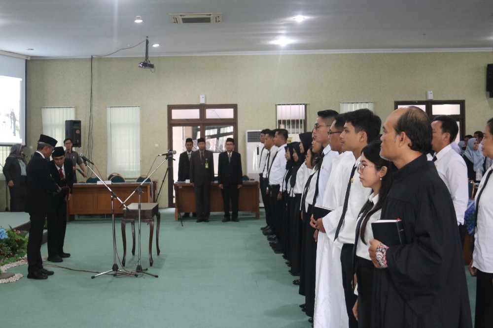 Ratusan CPNS Kulonprogo Jalani Pengambilan Sumpah Jabatan