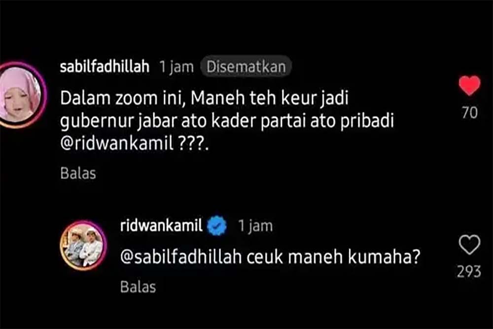 Guru Dipecat Seusai Kritik Dirinya, Ridwan Kamil: Mungkin Posting Kasar