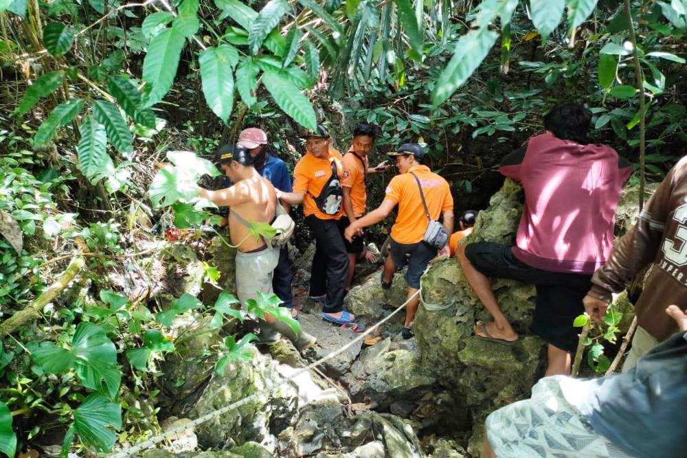 Anggota Mapala FK UNS Terjatuh di Luweng Braholo Gunungkidul