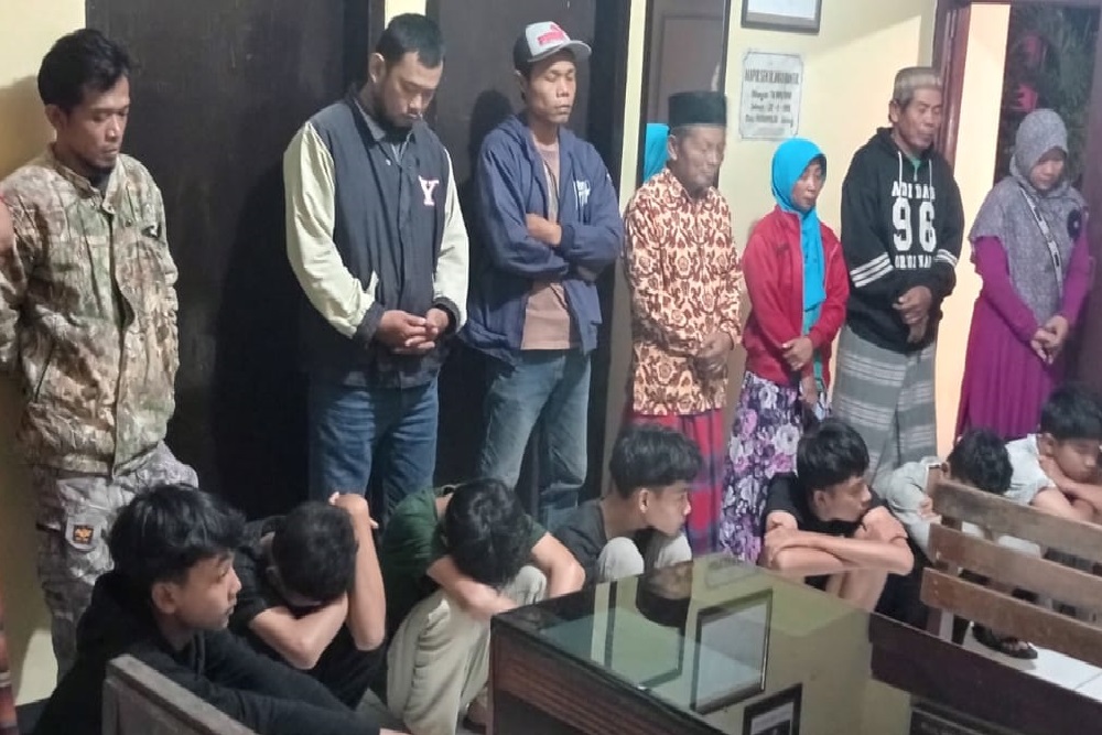 Belasan Motor Milik Remaja Pelaku Perang Sarung Disita hingga Lebaran