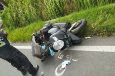 Diduga Mengantuk, Pemotor di Bantul Meninggal Dunia Tabrak Lampu APILL