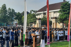 Warga Muhammadiyah Gunungkidul Antusias Ikuti Salat Id di Alun-Alun Wonosari