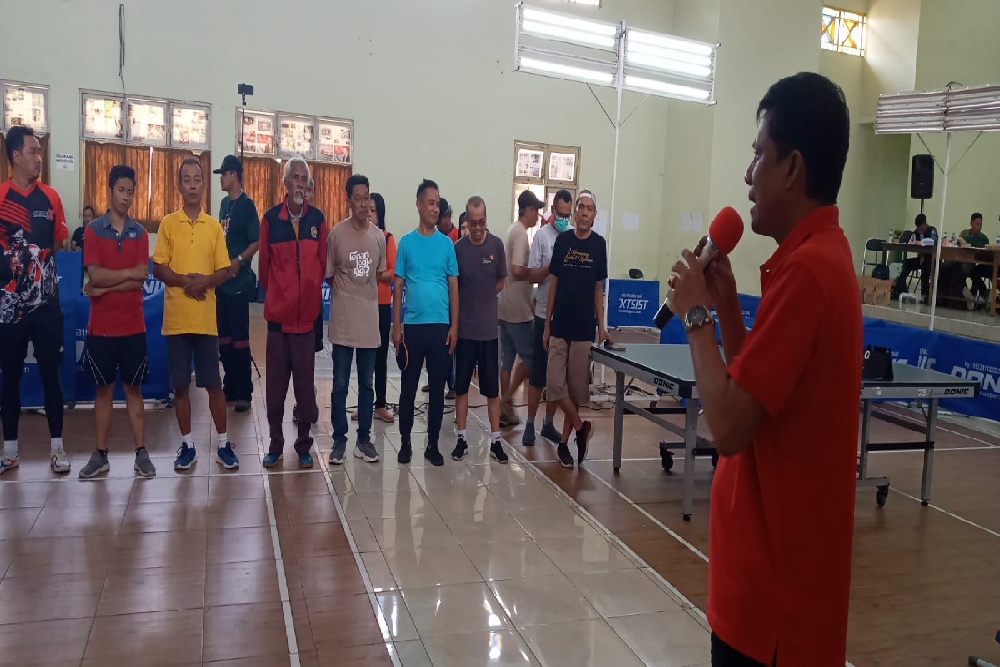 Dibuka Ketua DPRD Sleman, Ini Juara Turnamen Tenis Meja Antarpekerja Media di DIY