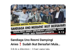Sandiaga Uno Ditetapkan Jadi Cawapres Anies Baswedan Awal Mei, Ini Faktanya