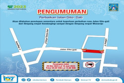 Jalan Gito-Gati Ditutup, Ini Rute Alternatifnya..