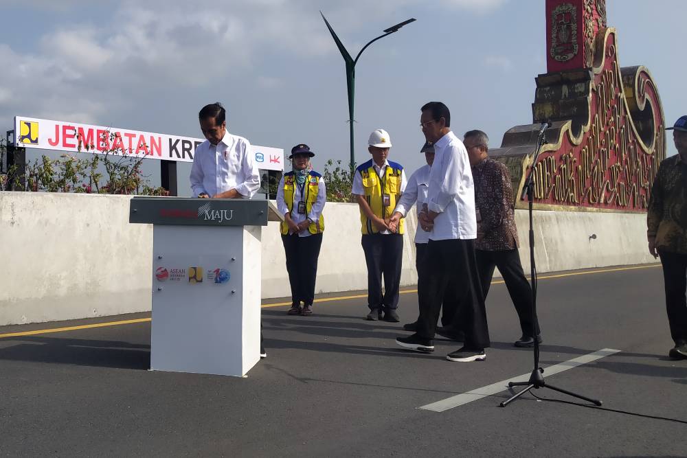 Jokowi Resmikan Jembatan Kretek 2 Bantul, JJLS Banten ke Banyuwangi Rampung Tahun Ini