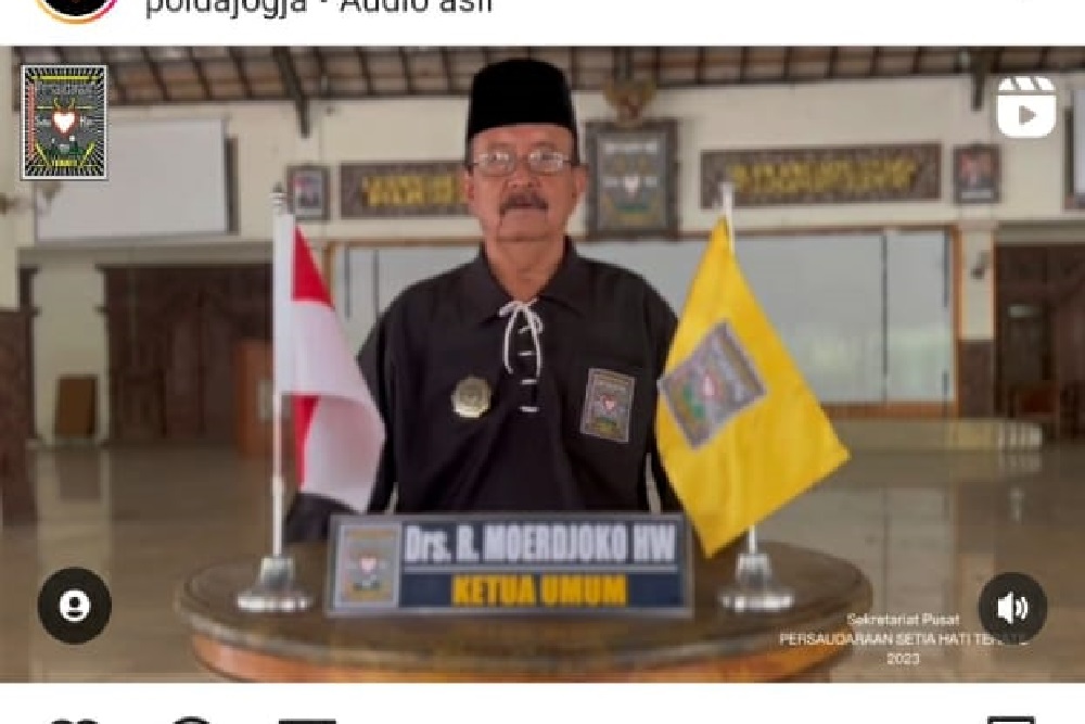 Ketum PSHT Beri Pernyataan Sikap Terkait Tawuran di Jogja, Ini Isinya