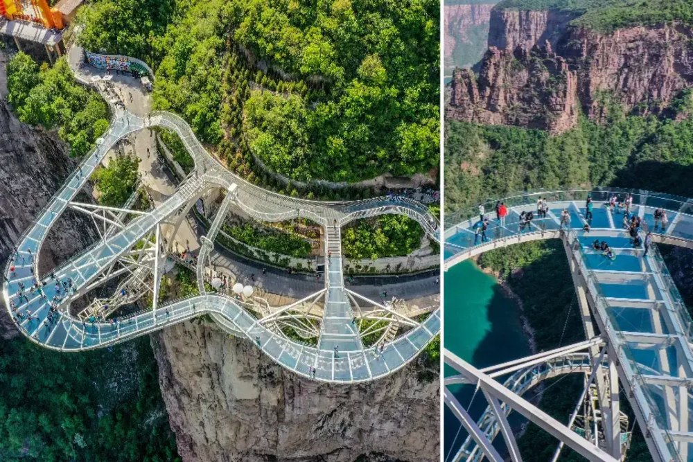 Punya Nyali? Coba Kunjungi Destinasi Wisata Jembatan Kaca Terbesar di Dunia Ini