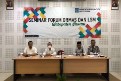 Cegah Konflik, Badan Kesbangpol Sleman Gelar Seminar dan Deklarasi Forum Ormas/LSM