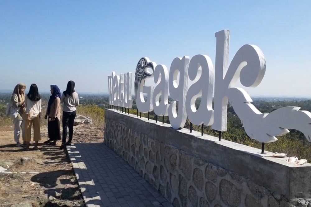 Warga Singosaren Ubah Bukit Tandus Jadi Destinasi Wisata Baru di Bantul