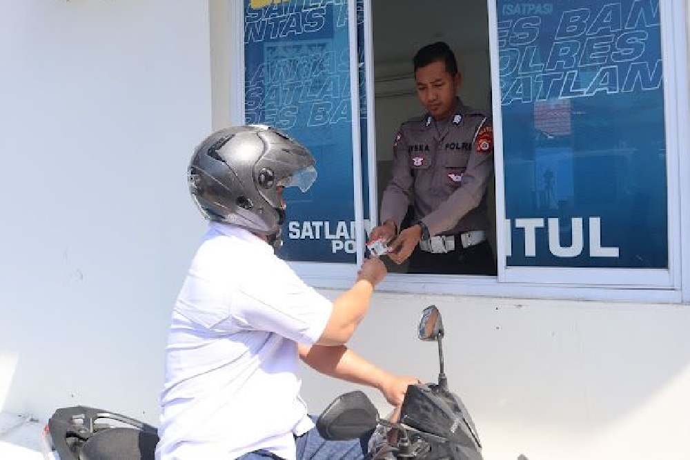Program Lantatur di Polres Bantul Bisa Perpanjang SIM Selesai 5 Menit