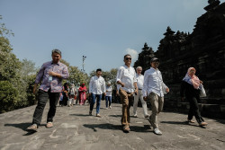 Belajar Pengalaman Spiritual, Aktivis Lintas Agama dari Negara ASEAN Kunjungi Borobudur