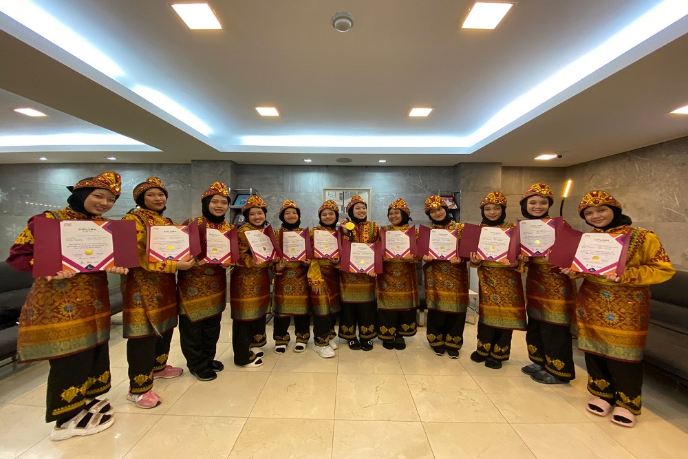 Kelompok Pelajar Jogja Raih Medali Emas di World Dance Festival 2023 Korea Selatan
