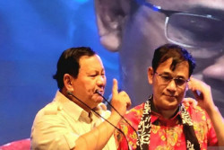 Prabowo Subianto dan Budiman Sudjatmiko Deklarasikan Penyatuan Dukungan Relawan