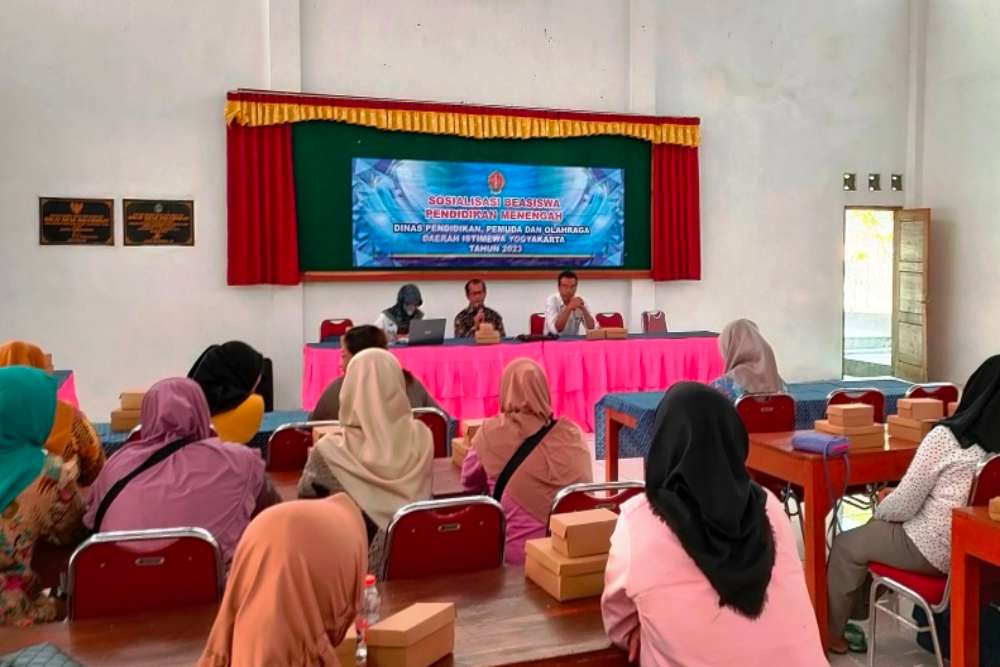 Sosialisasi Program Beasiswa Pendidikan Menengah Menyasar Masyarakat Umum