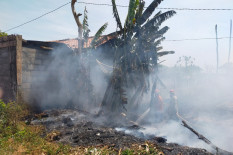 Lahan Tanah Kas Desa 3.000 Meter Persegi Terbakar Akibat Aktivitas Bakar Sampah