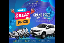 Galeria Mall Gelar Gale Great Prize Berhadiah Mobil dan Motor, Mau?